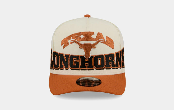 Texas Longhorns Arched 950AF Snapback Mens Hat (Tan/Orange/Black)