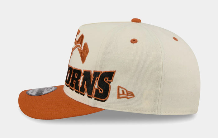 Texas Longhorns Arched 950AF Snapback Mens Hat (Tan/Orange/Black)