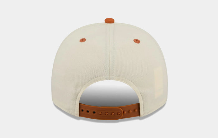 Texas Longhorns Arched 950AF Snapback Mens Hat (Tan/Orange/Black)
