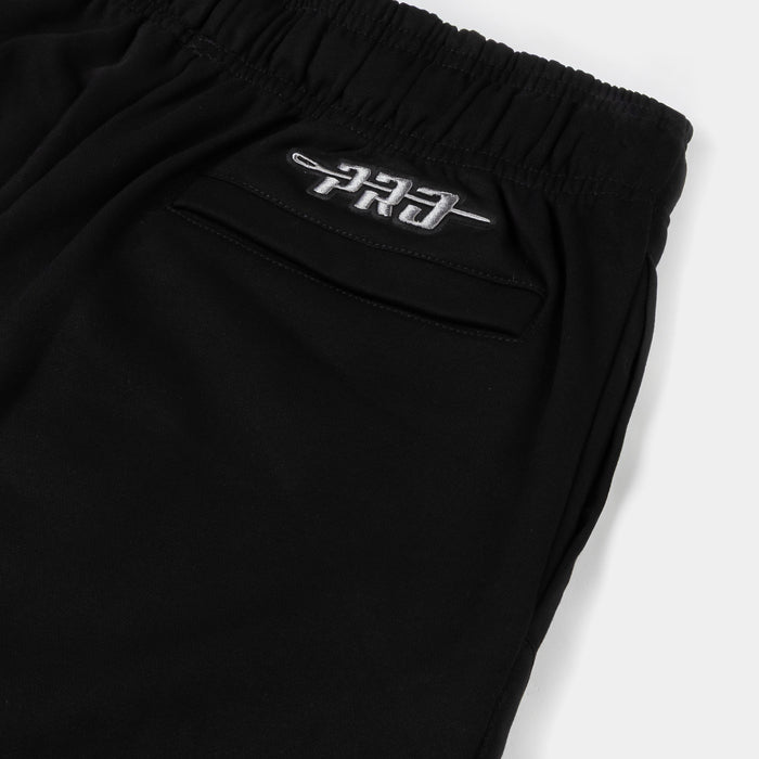 Texas Rangers Street Team Fleece Mens Shorts (Black/Gray)