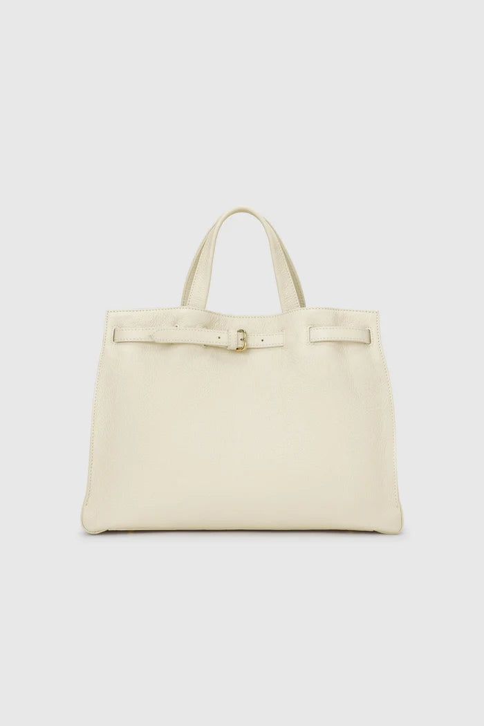 the city bag medium in gardenia by buttonscarves