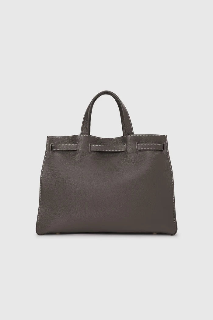 the city bag medium in testa di moro by buttonscarves back view