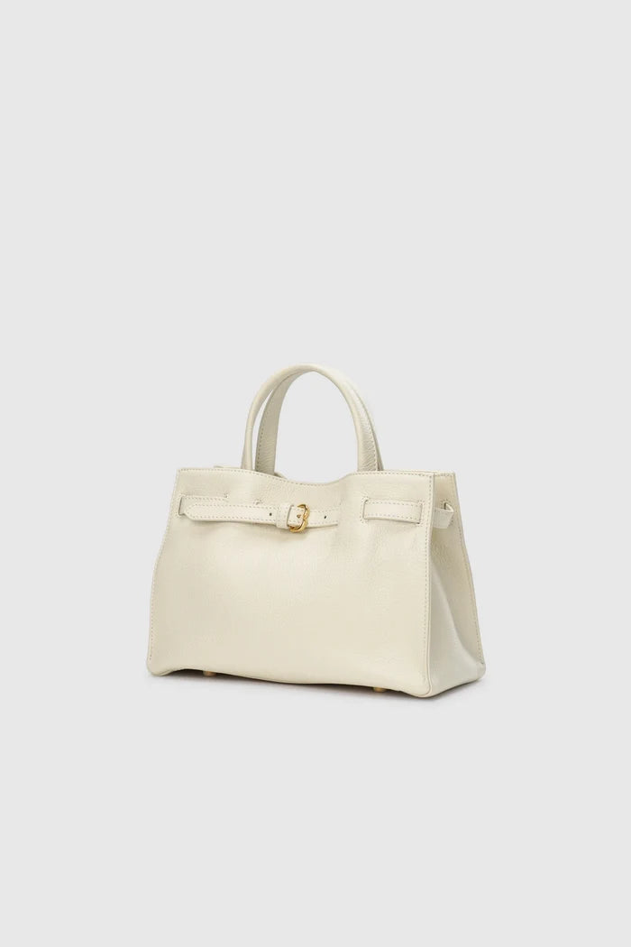 the city bag small in gardenia by buttonscarves front view