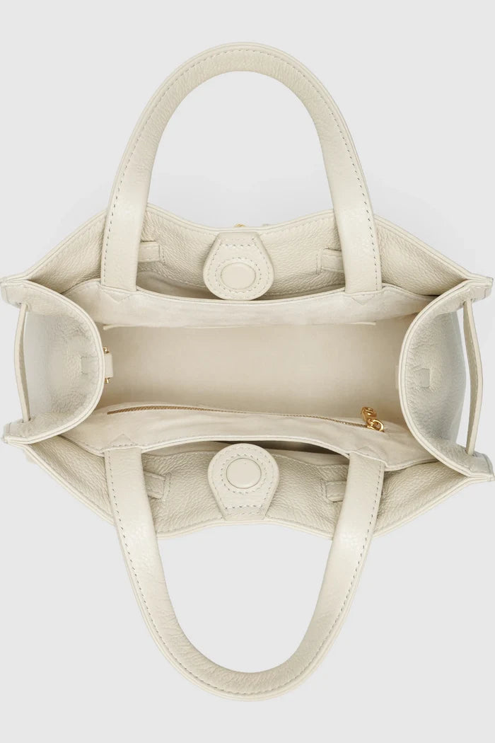 the city bag small in gardenia by buttonscarves interior compartment