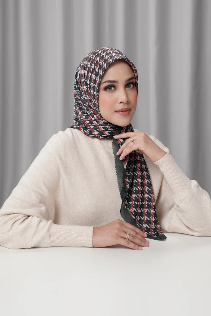 the editor square scarf in backstage by buttonscarves x the devil wears prada 2