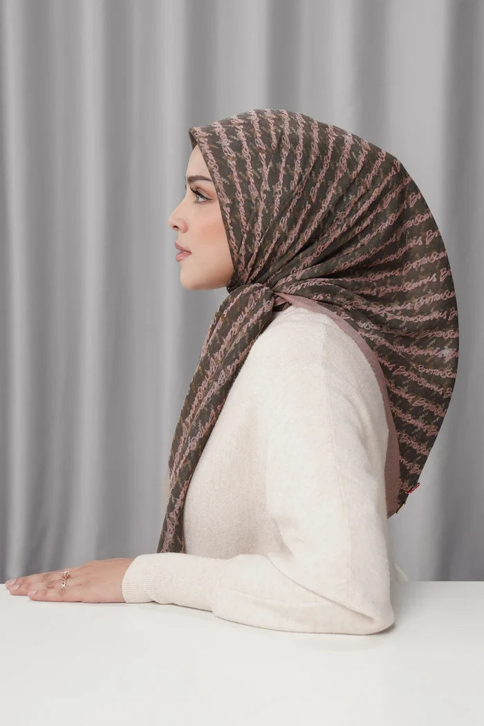 the editor square scarf in hudson by buttonscarves x the devil wears prada 2 side view