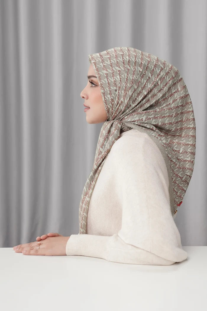 the editor square scarf in manhattan by buttonscarves x the devil wears prada 2 side view