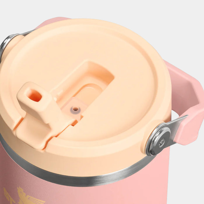 The IceFlow Flip Straw 2.0 30oz Mens Tumbler (Peach Rose)