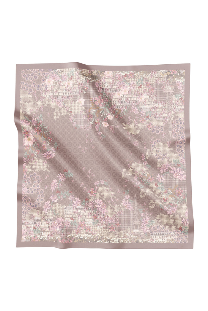 The Parisian 2.0 Satin Shawl - Chocolat