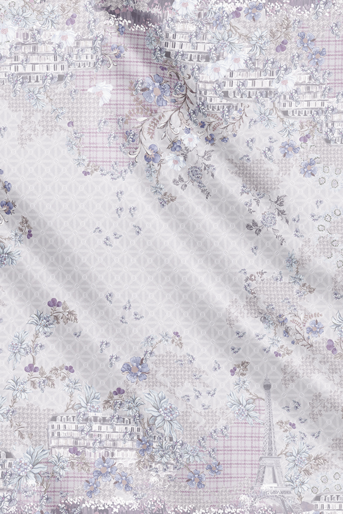 The Parisian 2.0 Satin Shawl - Lune