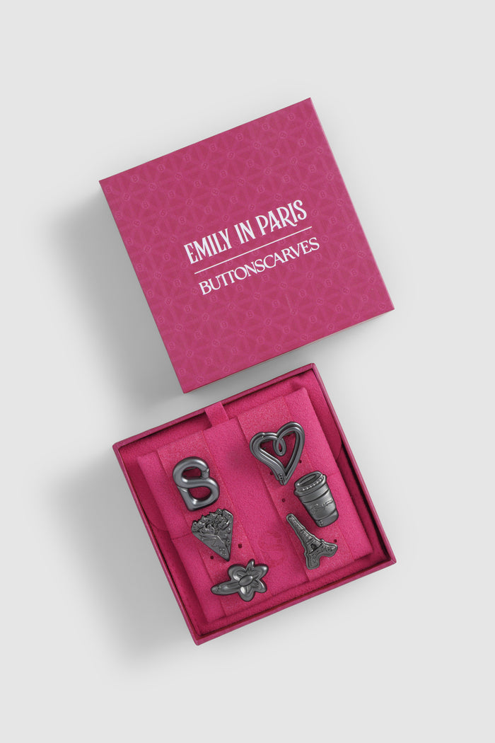 The Parisian 3.0 Brooch Package - Hematite