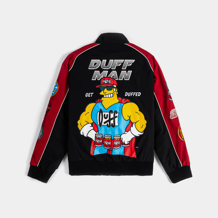 The Simpsons By Shoe Palace Duff Racing Mens Jacket (Black/Red)