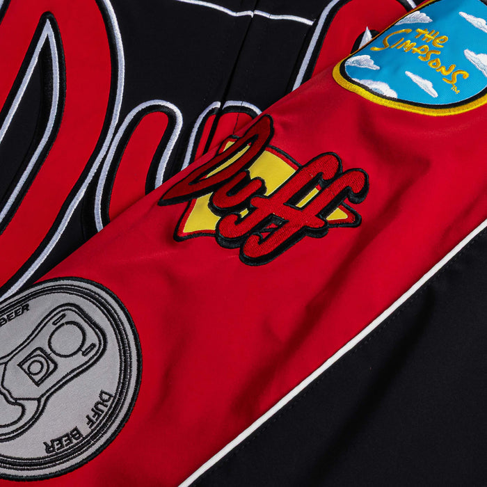 The Simpsons By Shoe Palace Duff Racing Mens Jacket (Black/Red)