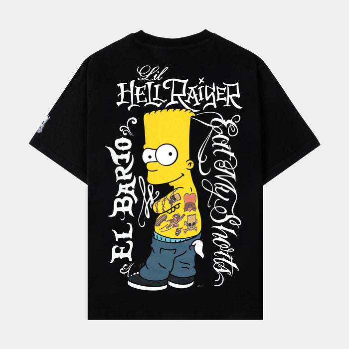 The Simpsons By Shoe Palace El Barto Mens Short Sleeve Shirt (Black/Yellow)