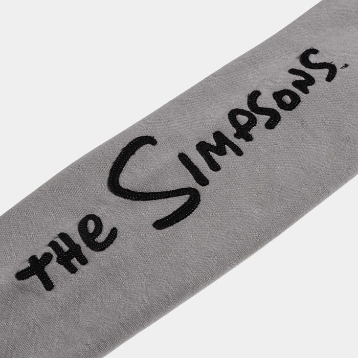 The Simpsons By Shoe Palace Family Zip Up Mens Hoodie (Grey/Black)