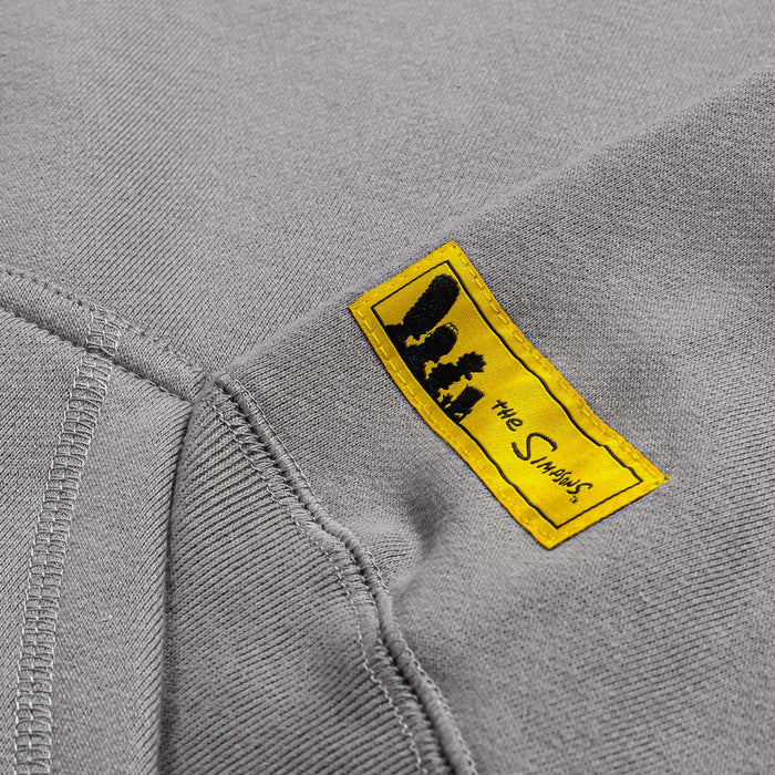 The Simpsons By Shoe Palace Family Zip Up Mens Hoodie (Grey/Black)