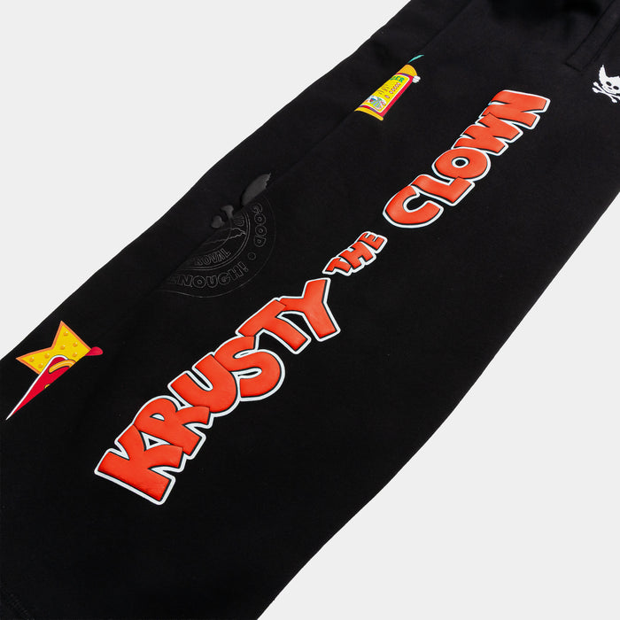 The Simpsons By Shoe Palace Krusty The Clown Mens Sweatpants (Black/Red)