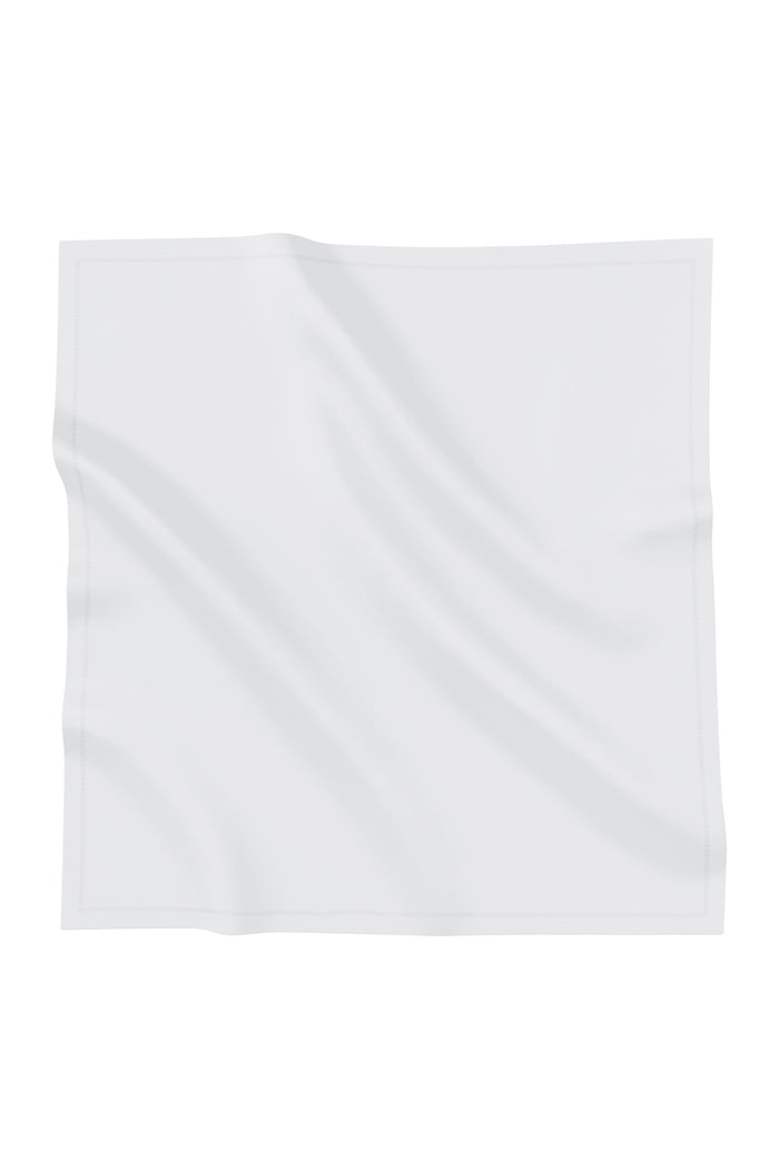 today's scarf in bright white by buttonscarves