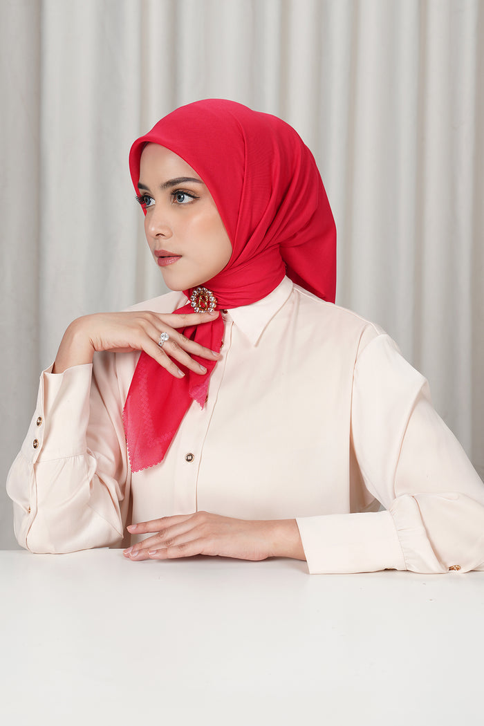 Today's Scarf - High Risk Red
