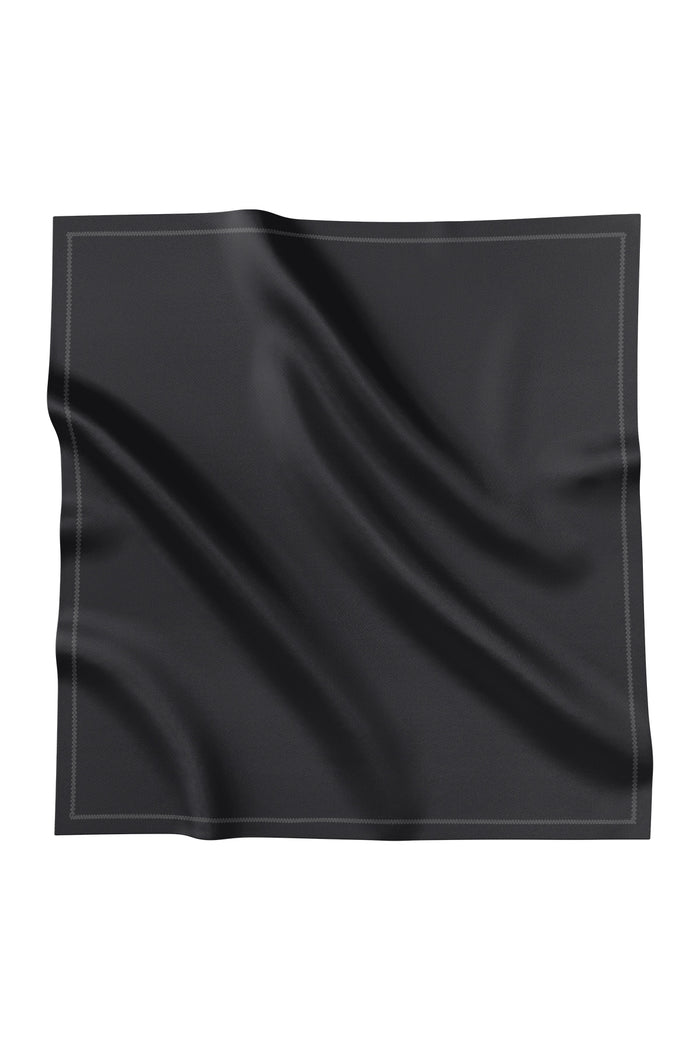 today's scarf in jet black by buttonscarves
