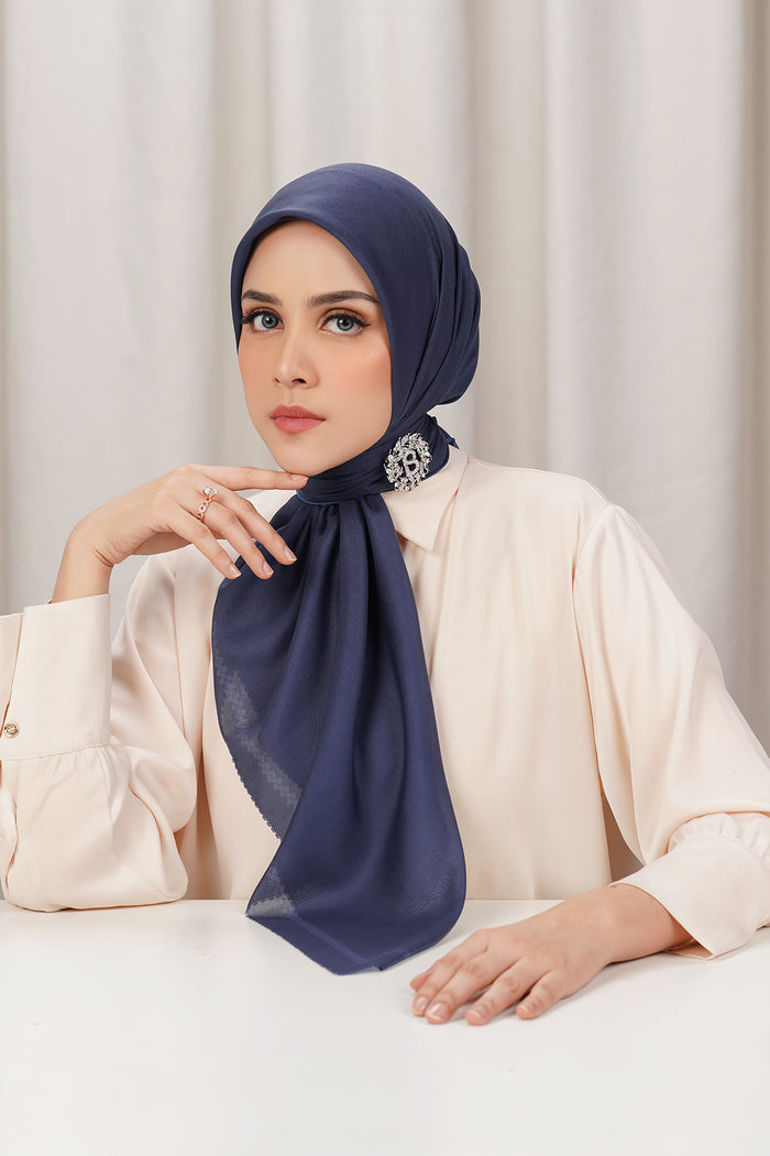 today's scarf in maritime blue by buttonscarves