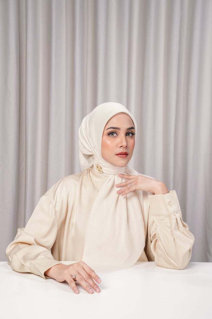 Today's Scarf - Whisper White