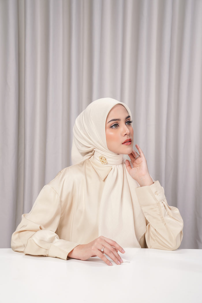 Today's Scarf - Whisper White