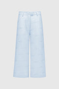 tropical26 linen pants in blue sky by buttonscarves