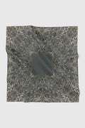 tulip printed square scarf in moon by buttonscarves