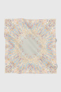 tulip printed square scarf in sunshine by buttonscarves