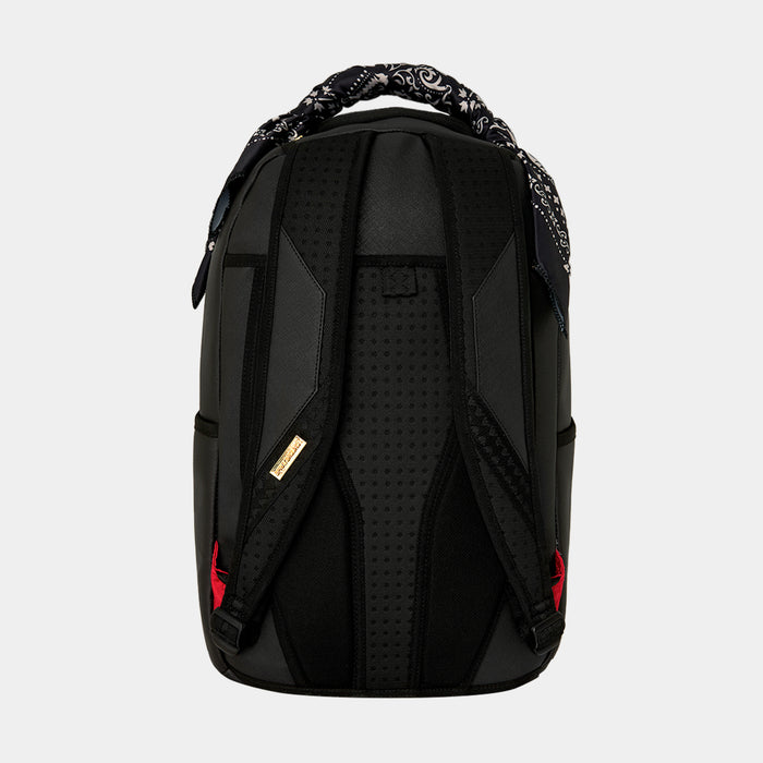 Tupac Mens Backpack (Black/White)