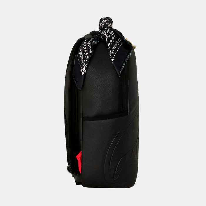 Tupac Mens Backpack (Black/White)