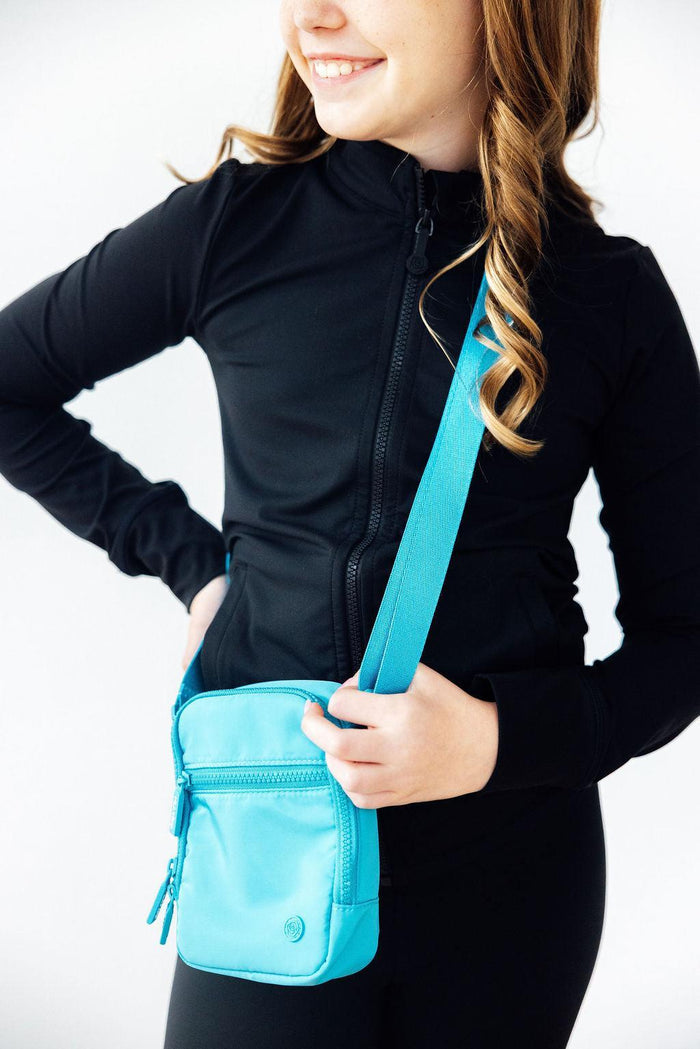 (S) Turquoise Crossbody Bag-Mila & Rose ®