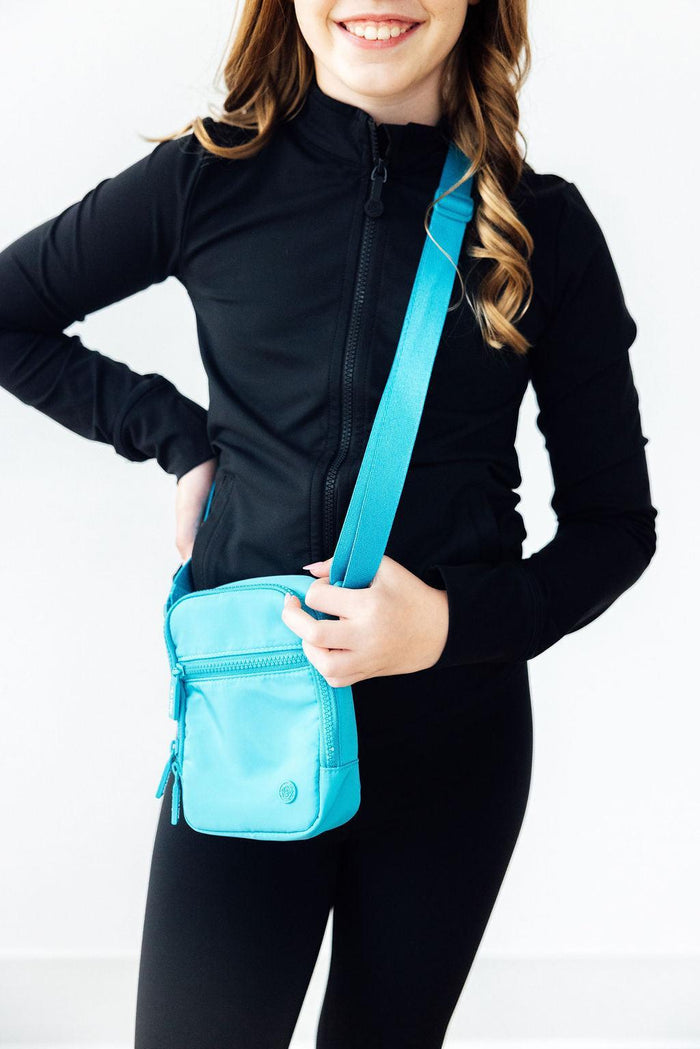 (S) Turquoise Crossbody Bag-Mila & Rose ®