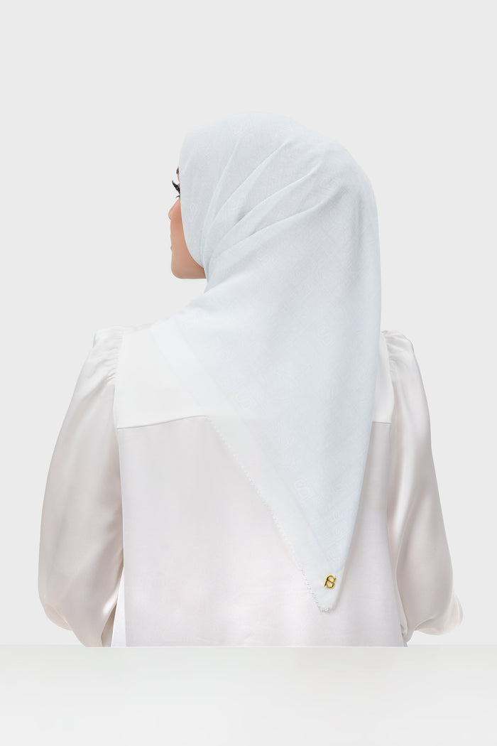 Typograph Square - Bright White