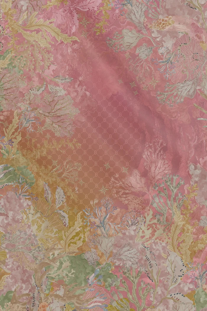 buttonscarves under the sea scarf anthias pattern detail