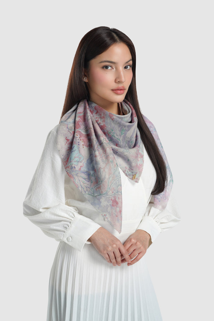 buttonscarves under the sea Scarf clam styled outfit