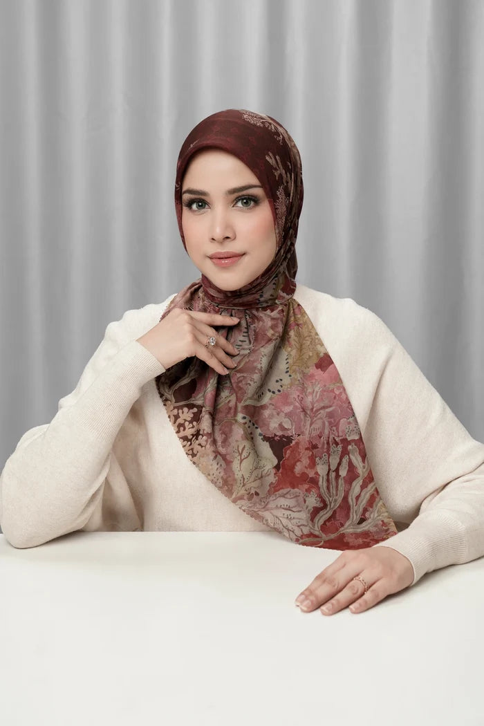 under the sea scarf king crab scarf by buttonscarves front view