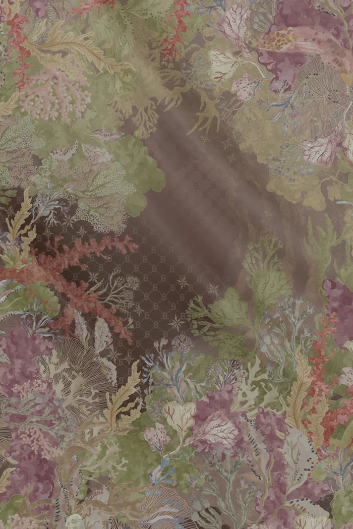 buttonscarves under the sea scarf lionfish pattern detail