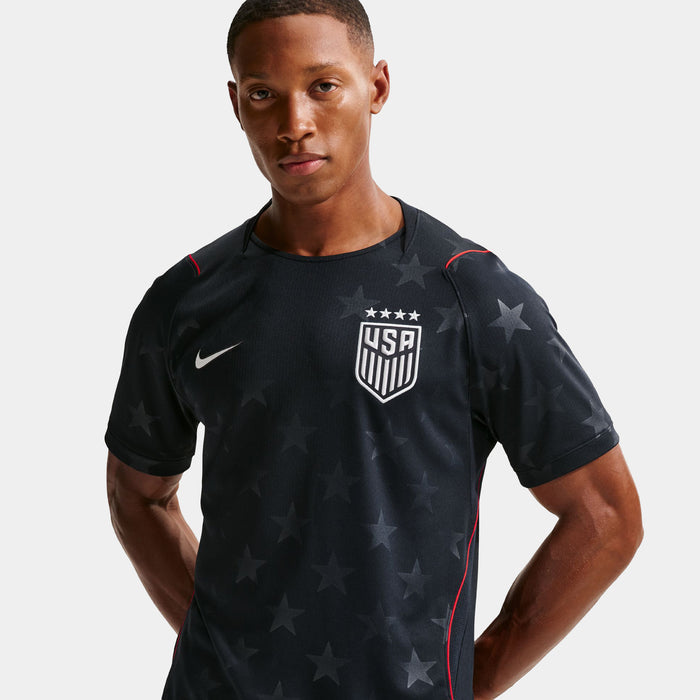 USWNT 2026 Stadium Away Dri Fit Soccer Replica Mens Jersey (Dark Obsidian/Pure Platnium)