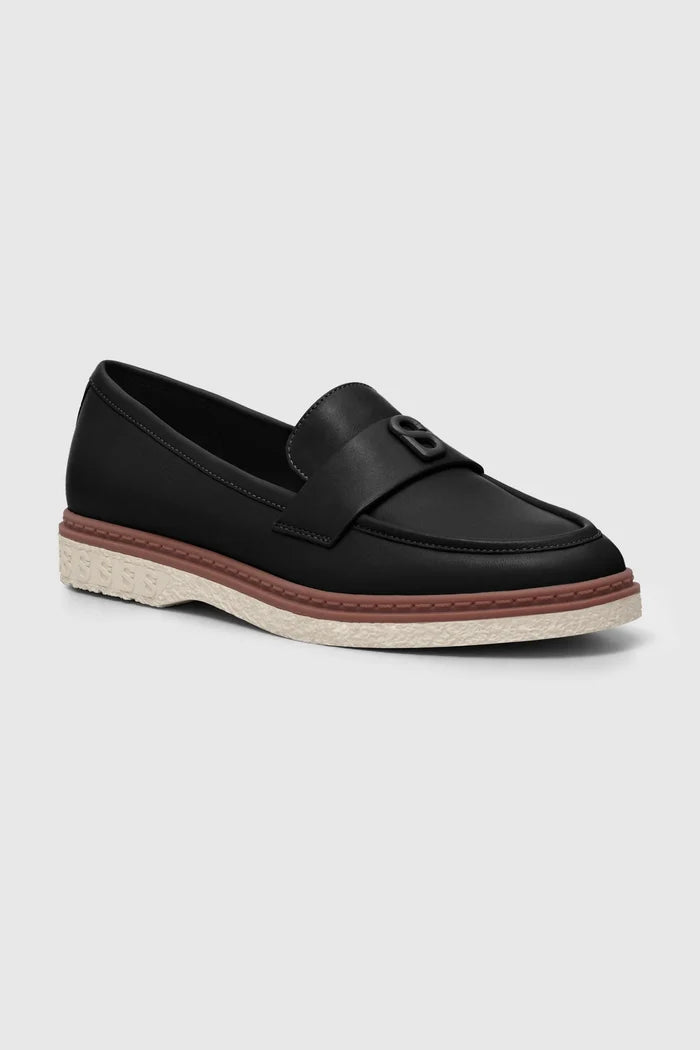 vachya loafer in ebony by buttonscarves