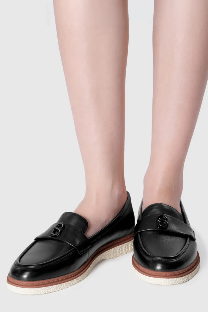 vachya loafer in ebony by buttonscarves wear looks