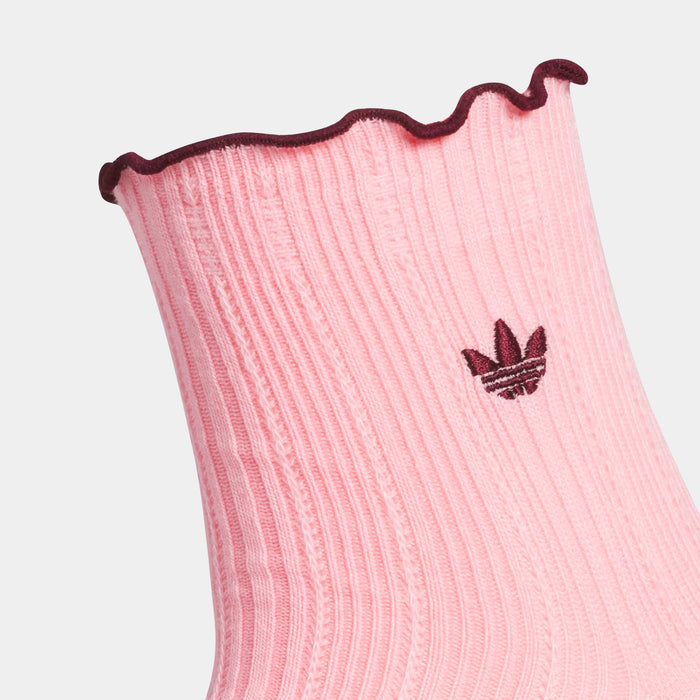 Valentine's RFL 3-Pack Quarter Womens Socks (Red/Pink Spark/Off White)