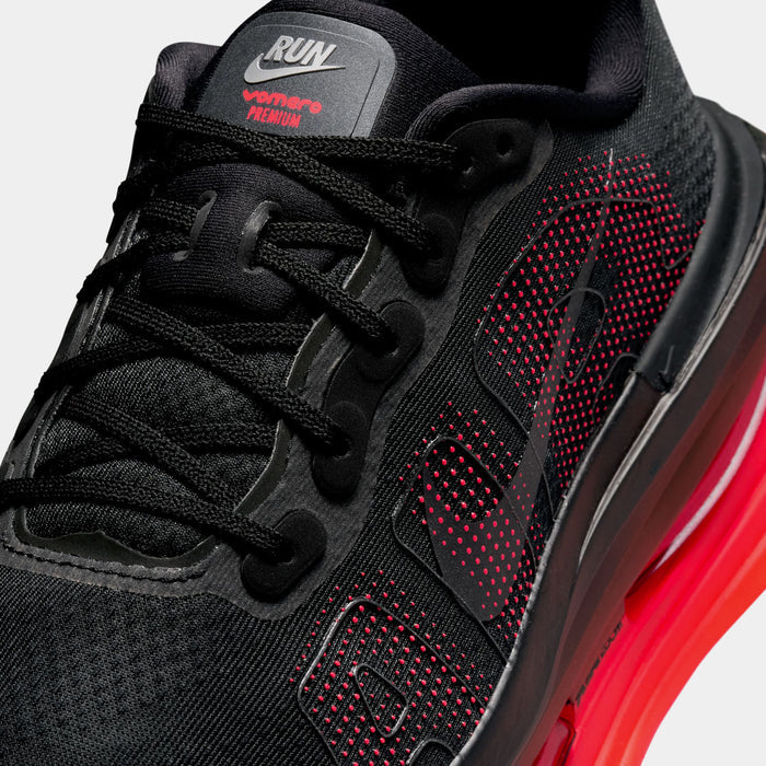 Vomero Premium Mens Running Shoes (Black/Bright Crimson)