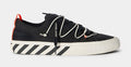 Vulcanized Bungee Mens Lifestyle Shoes (Black/White/Orange)