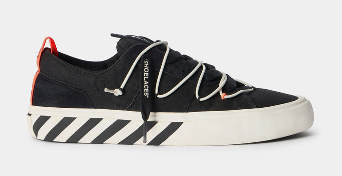 Vulcanized Bungee Mens Lifestyle Shoes (Black/White/Orange)