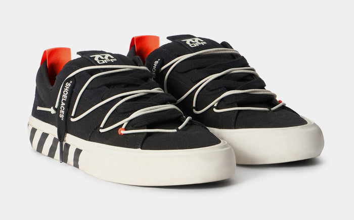 Vulcanized Bungee Mens Lifestyle Shoes (Black/White/Orange)