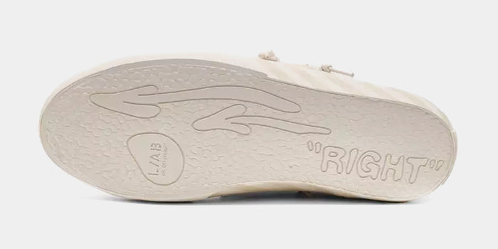 Vulcanized Bungee Mens Lifestyle Shoes (White/Beige)