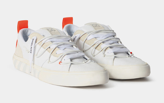 Vulcanized Bungee Mens Lifestyle Shoes (White/Light Grey)