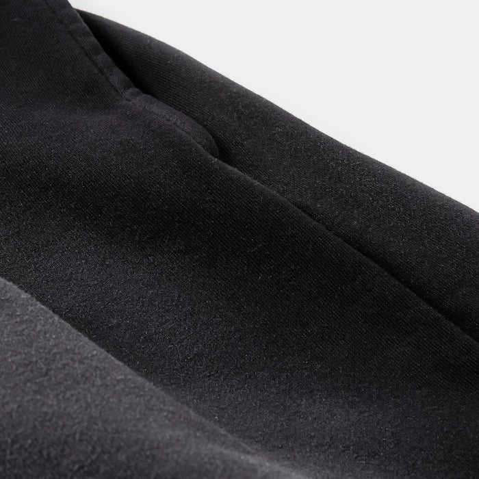 Washed Fleece Mens Shorts (Black/Black)